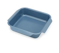 Joseph Joseph Nest Bandeja de Horno en Acero al carbono, revestimiento Antiadherente para Hornear, Asar, Cocinar, con 4 asas inclinadas, 30cm x 30cm x 6.4cm, Azul