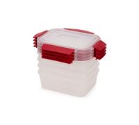 Joseph Joseph Nest Lock - Juego de 8 recipientes de pl stico sin BPA para almacenar alimentos con tapas herm ticas con cerradura y a prueba de fu