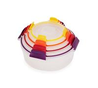 Joseph Joseph - Contenedores Nest Lock 4 piezas - Redondos, herméticos, apilables, libre de BPA