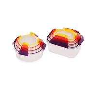 Joseph Joseph Nest Lock Set 8 Recipientes Herméticos para Alimentos, Conservación de Comida, Organizador Nevera, Varios Tamaños