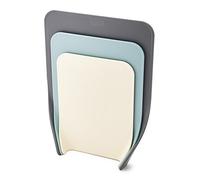 Joseph Joseph Nest Set de 3 Tablas de Cortar Compactas y Apilables, Lavables en Lavavajillas, Azul/Gris/Blanco