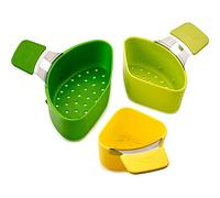 Joseph Joseph Nest Steam - Set para cocción al vapor, 3 piezas, multicolor