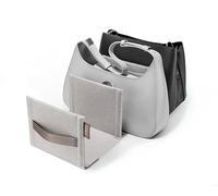 Joseph Joseph Orderly Organizador de Bolsos para Armario con Divisores de Fieltro, Diseño Salvaspacio, Ajustable, Gris