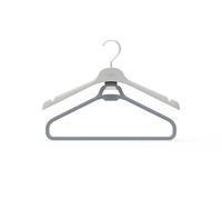 Joseph Joseph Orderly Perchas para Ropa Larga, Set de 2, Protege Vestidos/Monos, Ranuras para Hombros, Plástico Reciclado