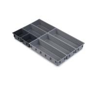 Joseph Joseph Organizador de cajones Blox 7 piezas Gris