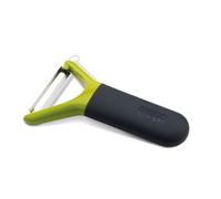 Joseph Joseph Pelador en Forma de Y de Acero Inoxidable, Pelado de Verduras, Quitador de Quitador de raíces y Cuchilla de Raspar, Lavable en Lavavajillas, Verde