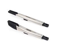 Joseph Joseph Elevate Fusion Pinzas de Cocina de Silicona, 2 Piezas, Largas y de Precisión, sin BPA, Antiadherentes, Resistentes al Calor, Mango en Acero Inoxidable
