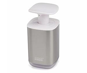 Joseph Joseph Presto Steel Dispensador de jabón higiénico - Blanco