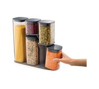 Joseph Joseph Set de recipientes Podium de 5 piezas Gris