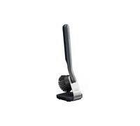 Joseph Joseph SinkTech Cepillo para Fregar Platos con Soporte de Acero Inoxidable, Cerdas Robustas, Raspador de Sartenes, Cabezal Reemplazable