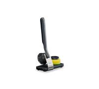Joseph Joseph SinkTech Set de Cepillo para Fregar Platos y Esponja, con Soporte de Acero Inoxidable, Cerdas Robustas, Cabezal Reemplazable