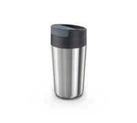 Joseph Joseph Sipp, Taza termo para llevar café y té, vaso térmico con tapa, a prueba de fugas, aislante, sin BPA- 454 ml, Acero Inox