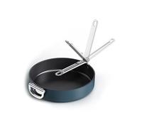 Joseph Joseph Space Sartén 30cm, Mango Plegable, Ahorro de Espacio, Inducción y Horno, Revestimiento Cerámico