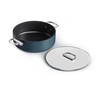 Joseph Joseph Sartén Guisera Space 28 cm, Mango Plegable, Inducción y Horno, Revestimiento Cerámico