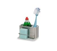 Joseph Joseph Surface Organizador Fregadero de Cocina en Acero Inoxidable para Productos de Limpieza, Esponjas, Antideslizante, Desmontable