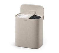 Joseph Joseph Tota 2 Twin Cesto de Ropa 90 L 2 Compartimentos Beige