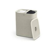 Joseph Joseph Cesto para ropa Tota, 90 litros, con tapa y 2 bolsos extraíbles, crudo