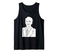 Joseph Murphy Retrato Mente Subconsciente Arte Retro Camiseta sin Mangas