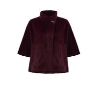 JOSEPH RIBKOFF Chaqueta con aspecto de piel rojo oscuro | M/L