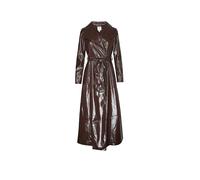 JOSEPH RIBKOFF Trenchcoat efecto piel marrón | M