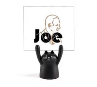 Joseph - Soporte para notas de gato negro con diseño de perfil de presidente de Estados Unidos