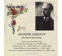 Joseph Szigeti - The Bach Recordings [Import]