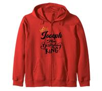 Joseph The Birthday King Happy Birthday Shirt Hombres Niños Adolescentes Sudadera con Capucha