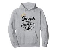 Joseph The Birthday King Happy Birthday Shirt Hombres Niños Adolescentes Sudadera con Capucha