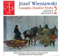 Joseph Wieniawski : Musique de chambre, vol. 2. Frankiewicz, Tudzierz, Konczal, Kalinowa-Grohs, Pakura.