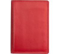 Josephine Osthoff Cartera Slim RFID de Piel Auténtica Premium - Tarjetero para Hombre y Mujer, Diseño Unisex, Compartimento para Billetes, Rojo