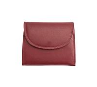 Josephine Osthoff Josybag Club - Billetero Monedero de piel (hecho a mano, 2 compartimentos), color Rojo, talla Maße: ca. 11,7/12,5 cm breit, ca. 10,2 cm hoch.