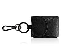 Josephine Osthoff Mini Cartera Llavero Unisex 100% Cuero Genuino Hecho Mano - Almacenamiento AirTag Billetes Monedas - Mujeres Hombres Pequeña Piel