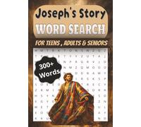 Joseph's Story Word Search: Word Searches Easy To Read Print about Joseph's Story,Providence, Resilience, and Forgiveness| 6x9 Inches,110 pages| 55 puzzles