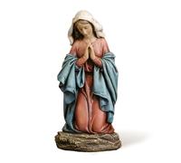 Joseph's Studio by Roman - Figura de la Virgen rezando sobre base de 17 cm de alto, colecci n de v rgenes renacentistas, mezcla de resina y piedr