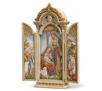 Joseph's Studio by Roman - Nativity Triptych Renaissance Collection 12.75 """" H Resin and Stone Decoracin de regalos religiosos