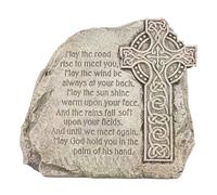 Joseph's Studio de Roman Inc. Celtic Cross Garden Garden Coleccin Estatua religiosa Holy Family Memorial Angel Patron Saint Garden D? Cor (8x9x3)