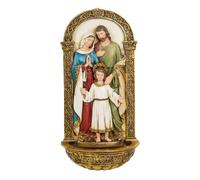 Joseph's Studio de Roman Inc. Renaissance Collection 7.75"" H HOLY Family Water Font Religiosa D?cor Inspiraciσn religiosa Vacaciones religiosas S