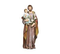 Joseph's Studio de Roman - St. Joseph y Child Jesus Figura Renaissance Collection 6.25 """" H Resin and Stone Decoracin de regalos religiosos Duracin