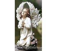 Joseph's Studio Estatua de jardín de ángel arrodillado