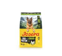 JOSERA Adult High Protein Huhn (1 x 3 kg) | Premium Trockenfutter für ausgewachsene & sportliche (Zucht-) Hunde | Huhn & Lachsöl | glutenfrei & proteinreich | L-Carnitin & Taurin | 1er Pack