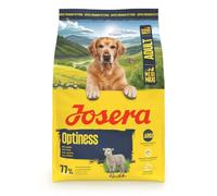 JOSERA Adult Large Optiness Cordero y arroz (3 x 3 kg) | Comida Seca Premium para Perros Adultos | Reducción de proteínas | Sin Trigo | valiosos ácidos grasos | Croquetas XL contra eslingas | Paquete