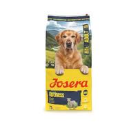 JOSERA Adult Large Optiness Lamm & Reis (1 x 12,5 kg) | Premium Trockenfutter für ausgewachsene Hunde | eiweißreduziert | weizenfrei | wertvolle Fettsäuren | XL-Kroketten gegen Schlingen | 1er Pack