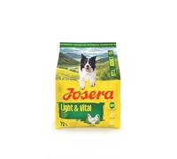 JOSERA Adult Light & Vital Huhn (1 x 900 g) | Premium Trockenfutter für ausgewachsene Hunde | mit Erbse | wenig Fett & viel Protein zur Gewichtskontrolle | Leicht verdaulich | weizenfrei | 1er Pack