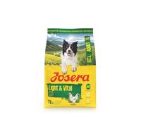 JOSERA Adult Light & Vital Pollo (1 x 3 kg) | Comida seca premium para perros adultos | con guisante | bajo en fósforo - con poca grasa y proteínas especialmente para personas mayores | sin gluten | 1