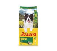 JOSERA Adult SensiPlus Ente & Reis (1 x 12,5 kg) | Premium Trockenfutter für ausgewachsene empfindliche Hunde | mit viel Biotin für gesunde Haut & Fell | Hoch verdaulich | glutenfrei | 1er Pack