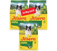JOSERA Adult SensiPlus Pato y arroz (3 x 3 kg) | Alimento seco Premium para Perros Adultos sensibles | con Mucha biotina para Piel y Pelo sanos | Altamente digerible | sin Gluten | 3 Unidades