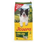 JOSERA Cordero y arroz para Adultos (1 x 12,5 + 2,5 kg) | Comida Seca Premium para Perros Adultos | monoproteína - 100% Cordero | Baja en proteínas y Reduce la Grasa - Especialmente Bien tolerado |