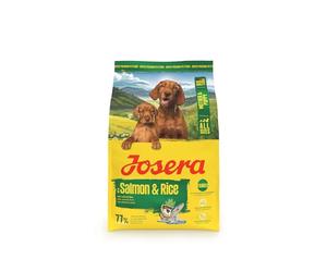 JOSERA Family Salmón & Arroz (1 x 3 kg) | Mother&Puppy | Pienso seco prémium para Perras gestantes/Lactantes y Cachorros | Óptimo aporte de energía y L-carnitina | Sin Gluten