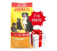 JosiDog Economy (1 x 15 + 3 kg) | Adulto | Comida Seca Premium para Perros Adultos Menos Activos | con Mucha proteína Animal | Powered by Josera | Comida para Perros | Alimento Completo | 1 Unidad