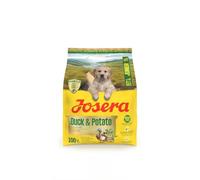 Josera Junior Duck & Potato - Alimento completo para perros | Todos los tamaños de cachorros | Proteína de carne única | Sin cereales | Immune Plus | Aceite de salmón | Soporte articular | 0,9 kg